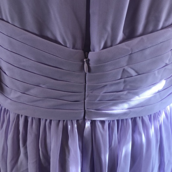 Lilac Maid of Honor Wedding Dress/Gown from AW Bridal! Free Size - Picture 16 of 17